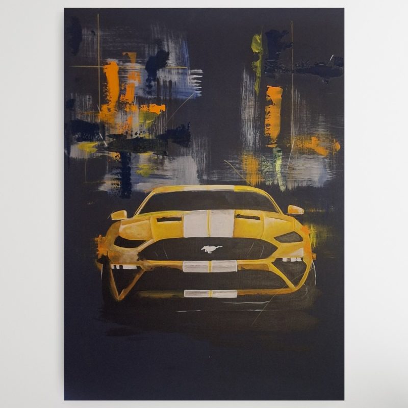 Yellow Mustang